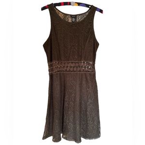 Rue21 Women’s Dark Green Lace Mini Dress size XL